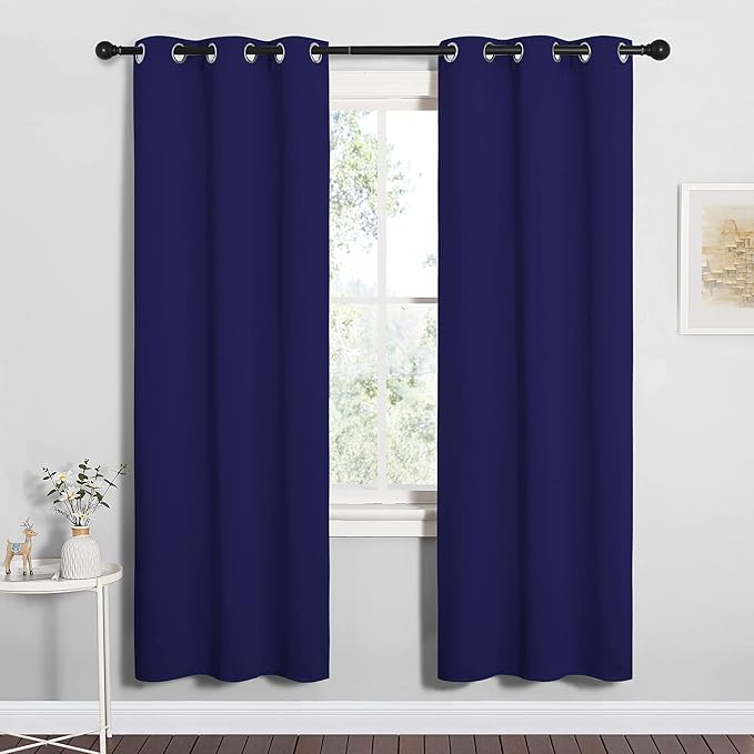 NICETOWN Blackout Draperies Curtains, All Season Thermal Insulated Solid