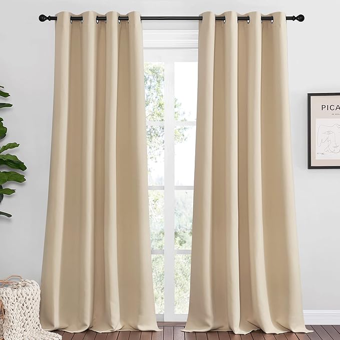 NICETOWN Bedroom Room Darkening Curtains