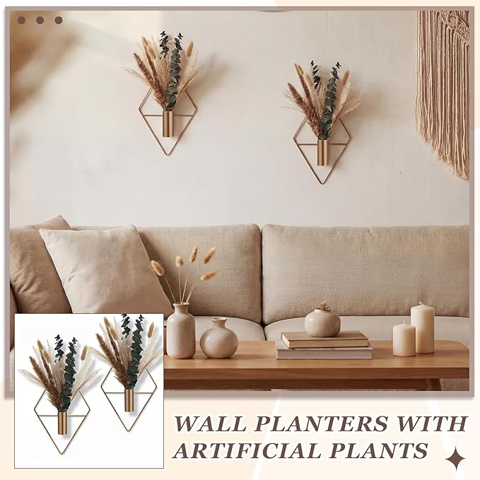 Jexine 4 Pcs Hanging Planters