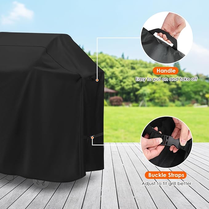 Grill Cover for Electactic 2-Burner Propane Gas BBQ Grill, 37inch Outdoor Grills Cover Waterproof for Propane Grill, Gas Grill, BBQ Grill, Smokers-37 L x 21" W x 37" H