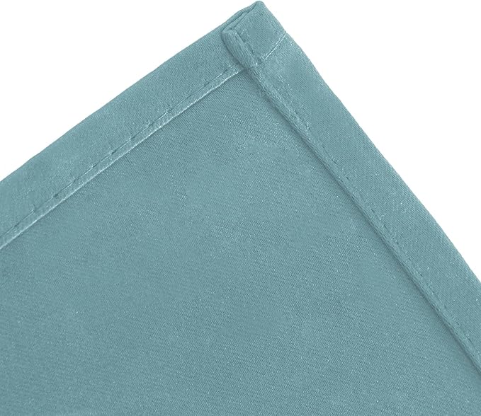 LEMOMO Stone Blue Thermal Blackout Curtains/52 x 72 Inch/Set of 2 Panels Room