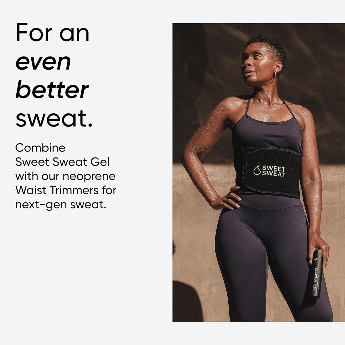Sports Research Sweet Sweat Workout Enhancer Gel - Maximize Exercise & Boost Sweat - 6.4oz Stick