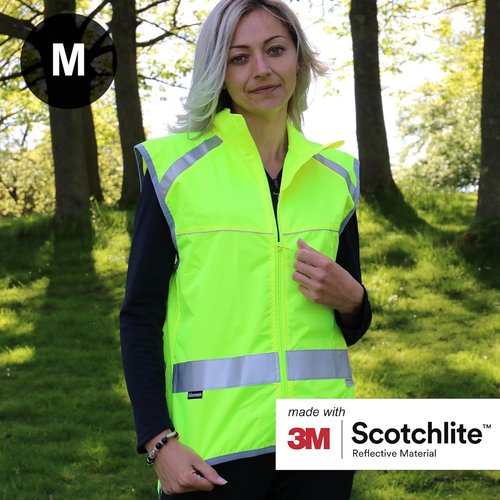 High Visibility Cycling Vest | Reflective Gilet with 3M Scotchlite for Safety