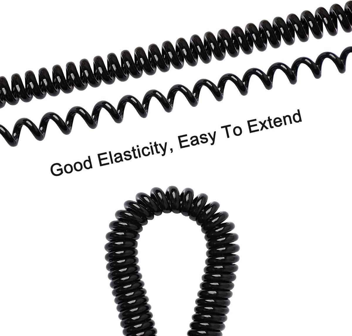 Retractable Fishing Lanyard with Lobster Clasp - Coiled Safety Cord for Fishing, Climbing, Boating