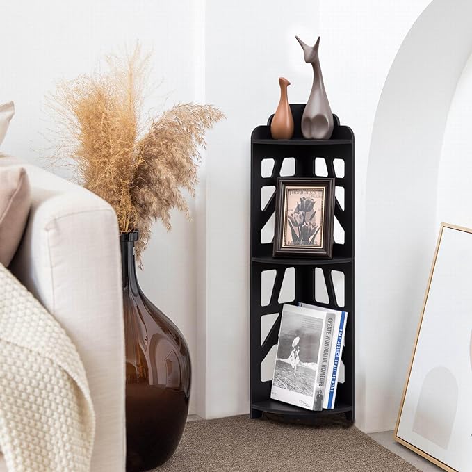 J JINXIAMU Corner Shelves, Corner Shelf Stand Waterproof Great