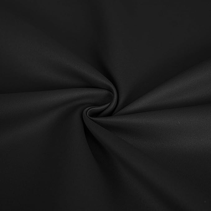 IGEMAEVE Blackout Curtains 72 Inch Length 2 Panels Set, Grommet Energy Saving