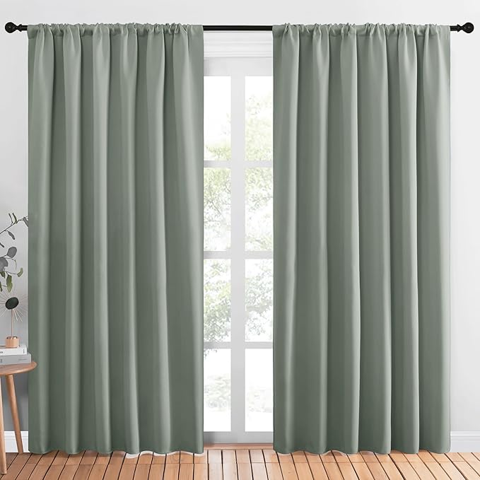 NICETOWN Living Room Curtains, 1 Pair, 70 x 84-inch, Home Decorations Thermal