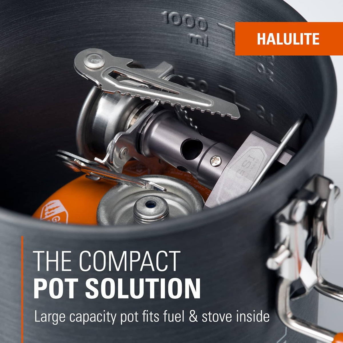 Ultralight Camping Cookware - GSI Outdoors Halulite Boiler Pot with Folding Handle