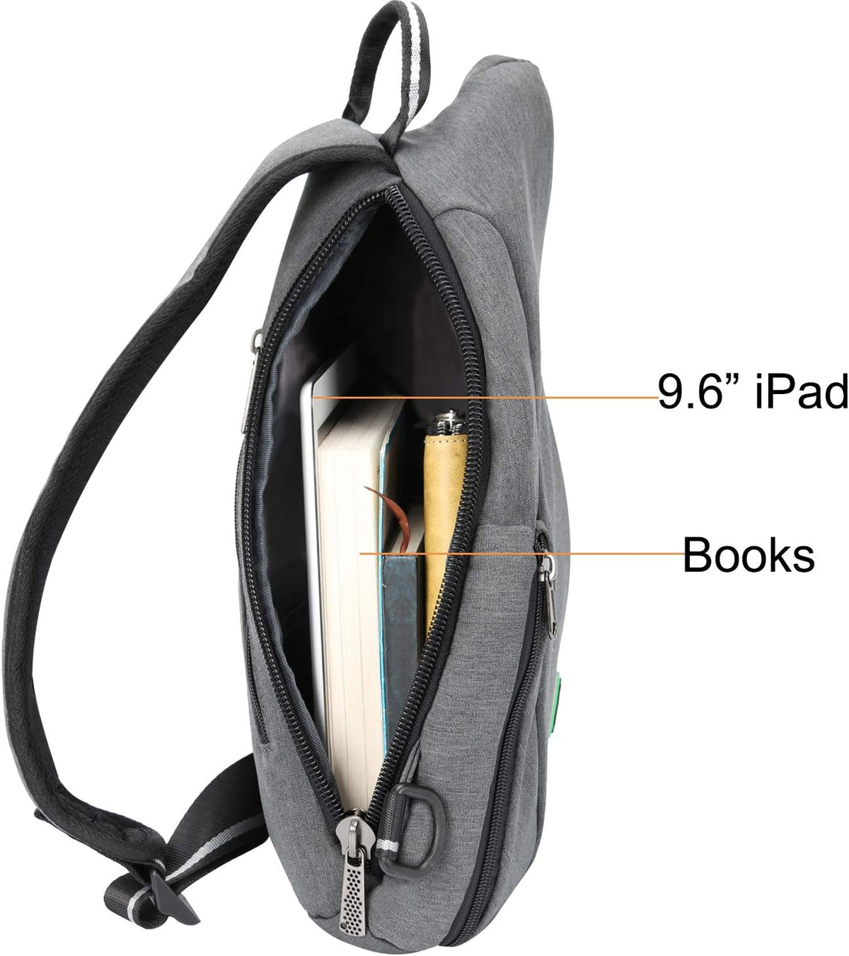 Small Crossbody Sling Bag - Versatile Shoulder Backpack for Everyday Use