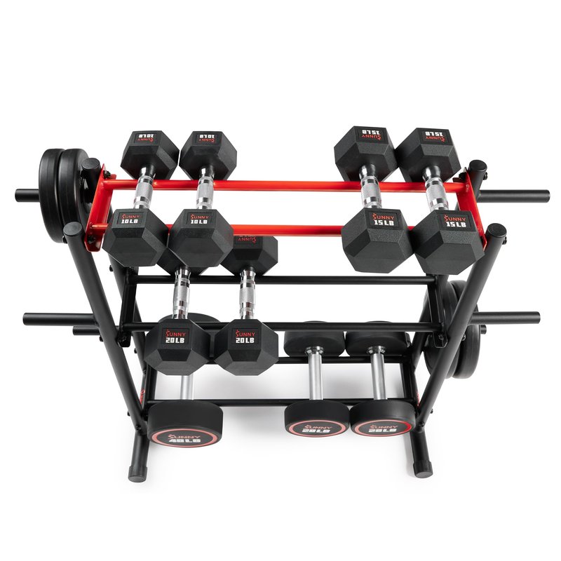 Sunny Health & Fitness Multi-Weight Storage Rack Stand - SF-XF921036