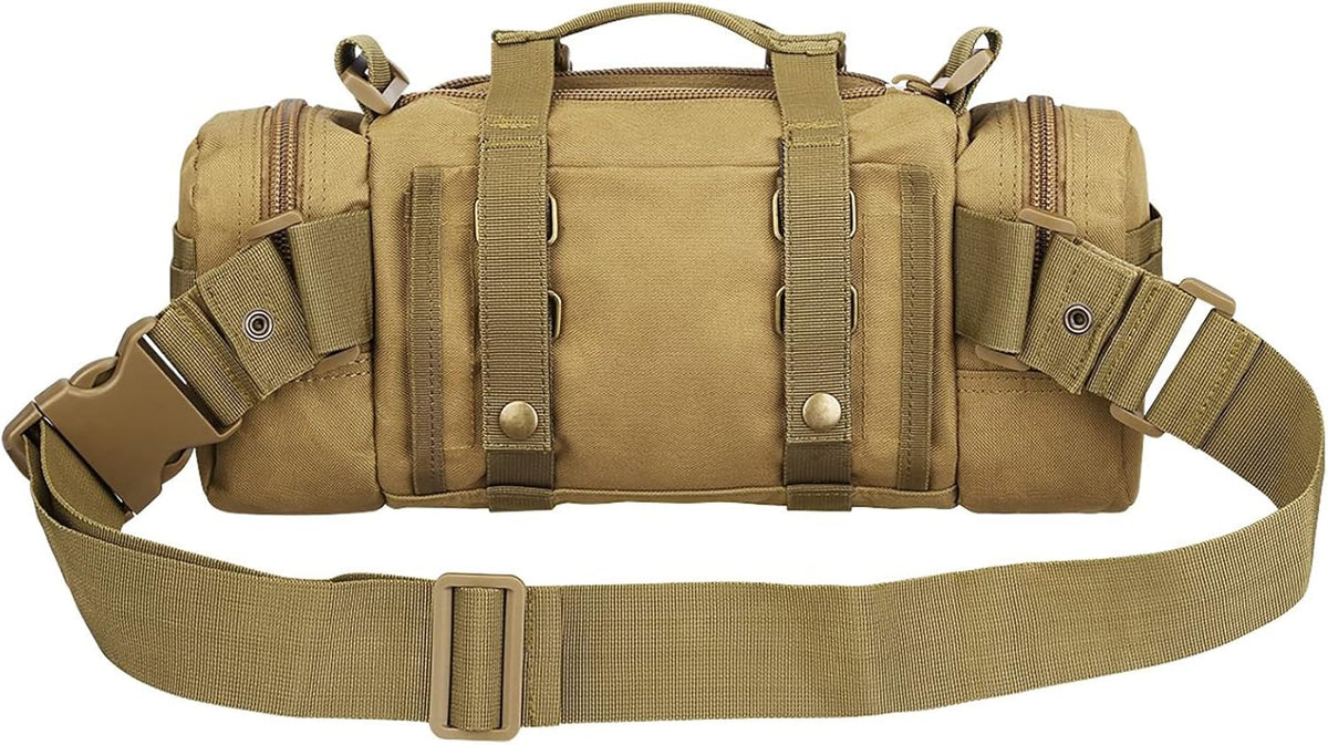 Tactical Waist Pack - G4Free Small Sling Fanny Pack with Hand Carry Handlebar
