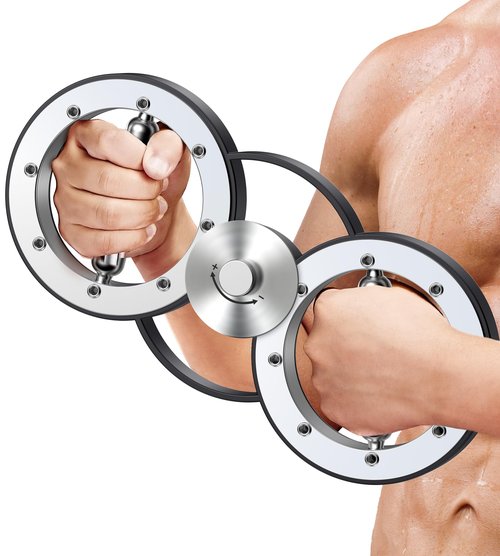 Stepwaver Rotator Machine, Arm Workout Equipment for Men and Women, 12 Pounds forearm strengthener, Arm and Shoulder Strength Training for Home and Gym Workouts