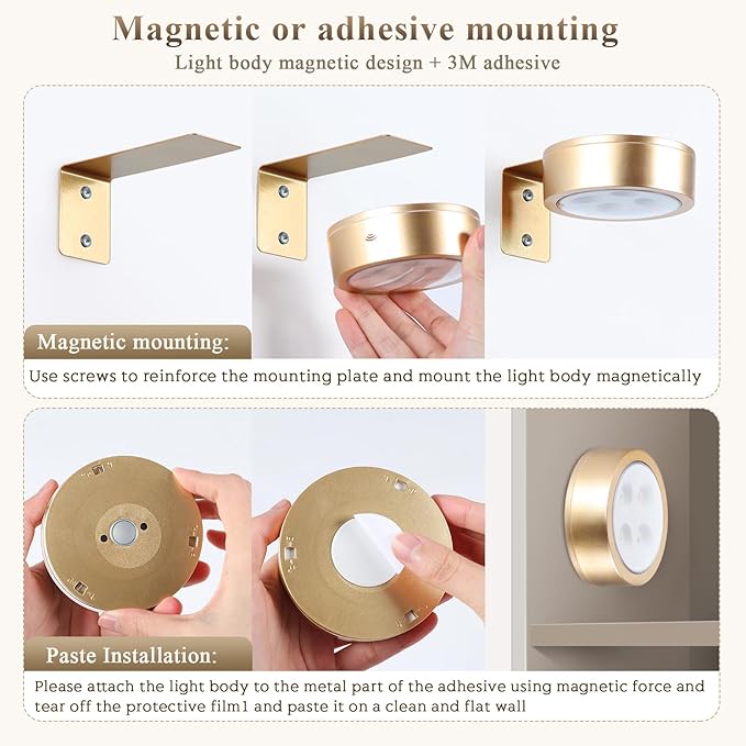 KELUOLY 2-Pack Picture Light Battery Operated Painting Lights