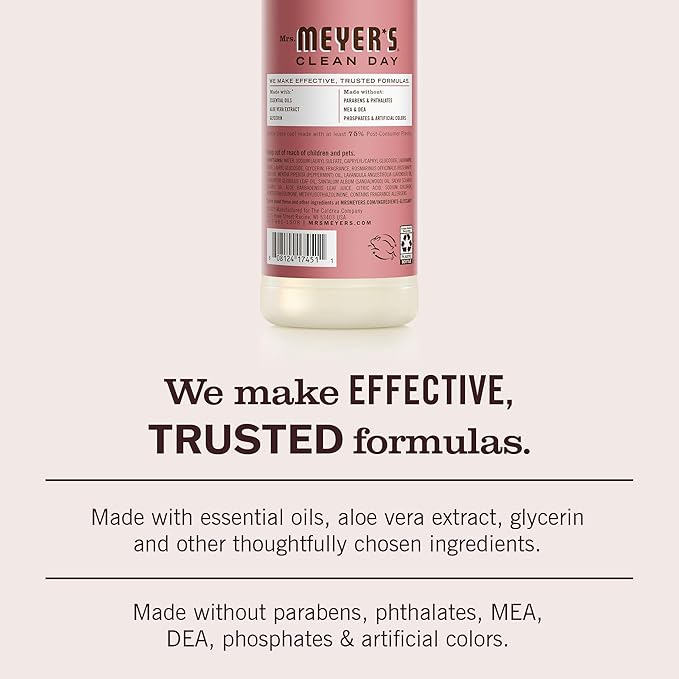 MRS. MEYER'S CLEAN DAY Liquid Dish Soap, Rosemary, 16 fl. oz