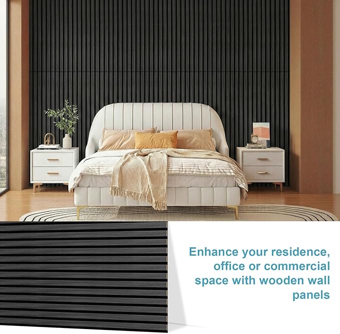 Wood Slat Acoustic Wall Panels-3D Fluted Sound Absorbing Panel