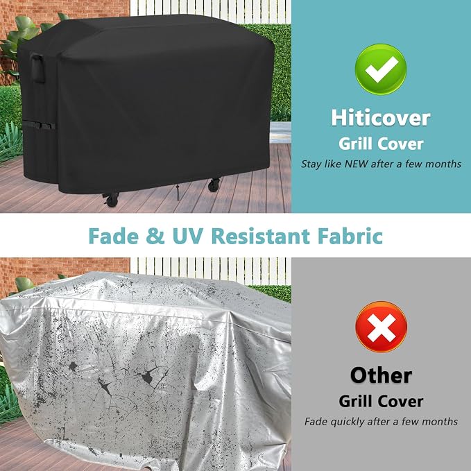 Grill Cover for Nexgrill Daytona 720-1116 4-Burner Propane Gas Griddle, Waterproof Outdoor BBQ Griddle Cover for Daytona 720-1138 Pro 5 Burner NitroGuard Gas Grill