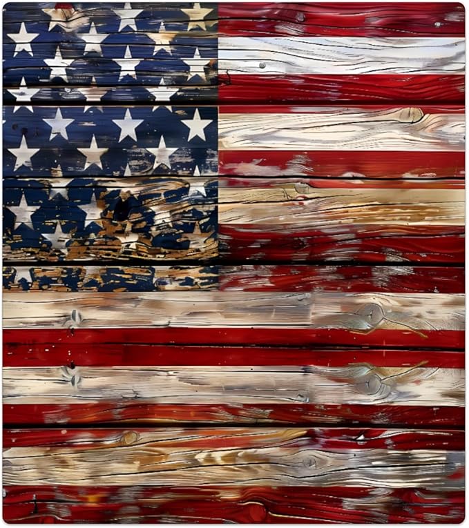 Dishwasher Magnet Cover Old Wooden American Flag Reusable Dishwasher Magnetic Cover Sticker Decorative Dish Washer Door Cover Panel for Home Kitcen Appliance