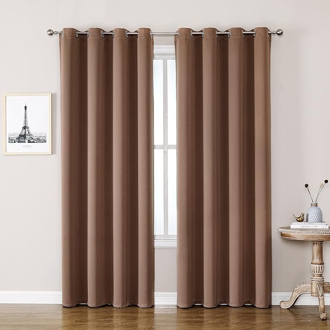 ChrisDowa Grommet Room Darkening Curtains
