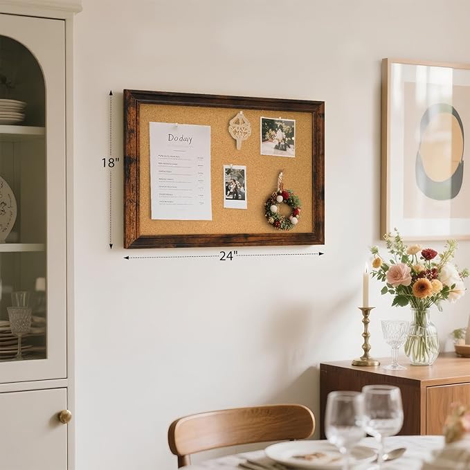 Cork Bulletin Board, Hanging Pin Board