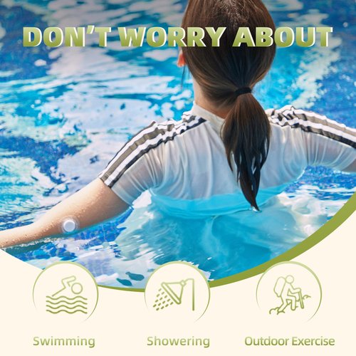 Guard Medi Adhesive Patches for Freestyle Libre 3 – Waterproof & Sweatproof CGM Sensor Covers, Hypoallergenic & Long-Lasting Overpatch Tape, 10-14 Days Strong Hold, Pre-Cut Design – 10 Pcs