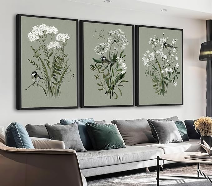 Vibrant Flowers Canvas Wall Art