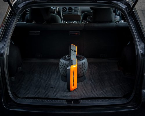 Landslide Trunksaver Onewheel Stand for Car Trunk