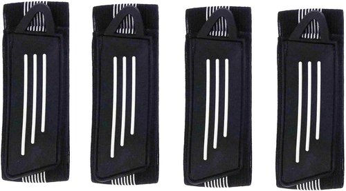 4/8 Pack Elastic Bike Bicycle Ankle Leg Riding Puttee Cycling Safety Bind Pant Bands Clip Strap Belt Fully Adjustable Cycling, Jogging, Camping