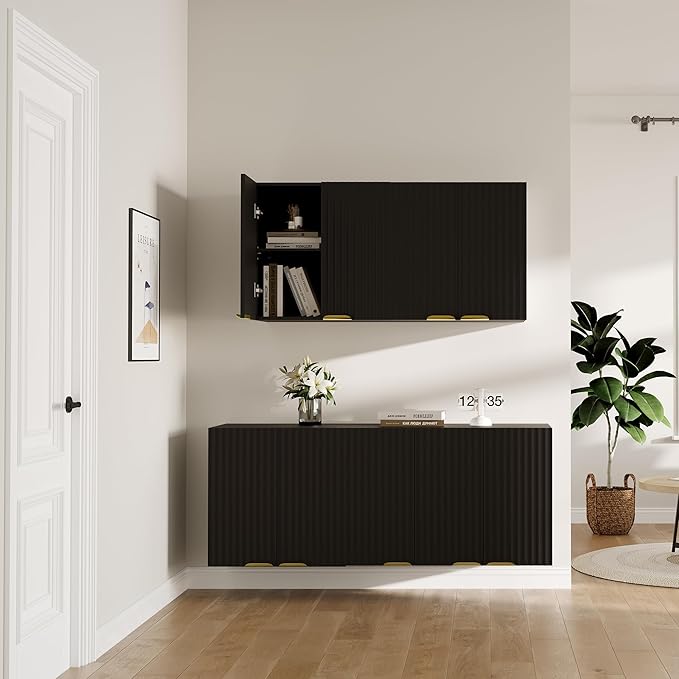 ChooChoo Bathroom Wall Cabinet, Kitchen Storage Cupboard Cabinet