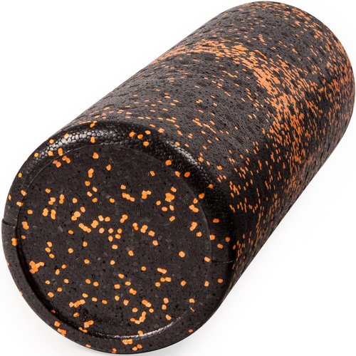 JFIT High Density Foam Roller - Speckled Orange | 18-Inch for Enhanced Muscle Recovery