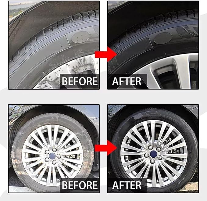 2025 Upgraded Bronze Bomber Wheel Cleaner, Tire Cleaner,- Safe on Chrome and All Wheel Finishes - Brake Dust, Dirt, Browning, Grease, and Grime Remover (US Stock) (2)