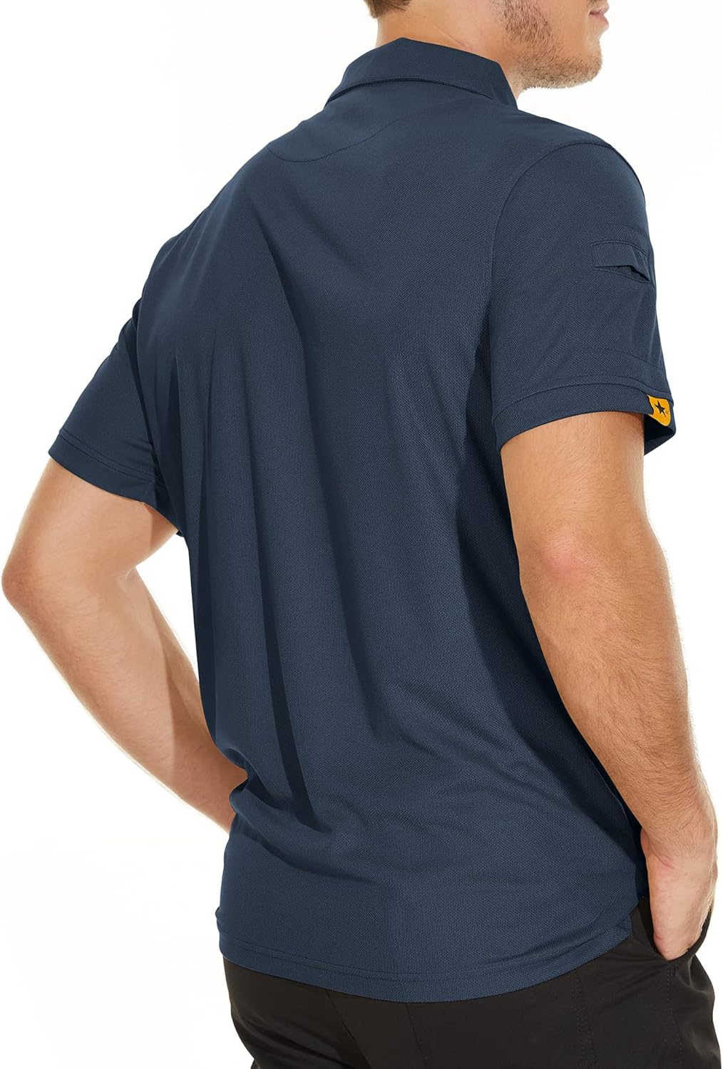 V VALANCH Men's Polo Shirt - Moisture-Wicking Athletic Collared Golf & Tennis Top | Short Sleeve, Comfortable Fit