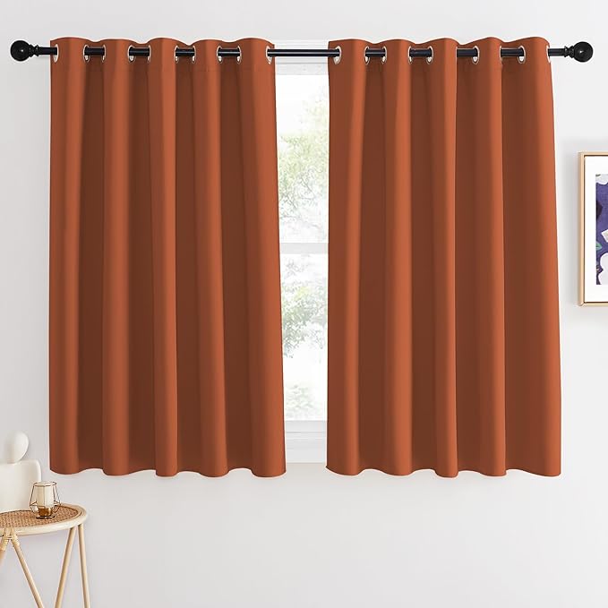 NICETOWN Blackout Curtains 54 Inches Long, Thermal Insulated Room Darkening