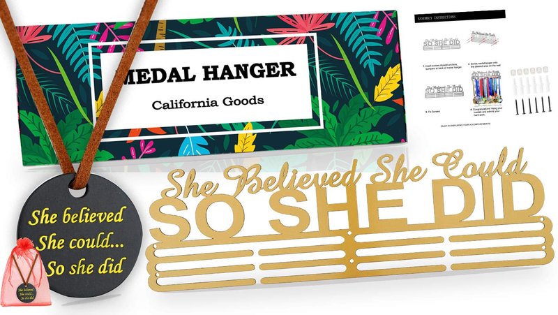 medal hanger display