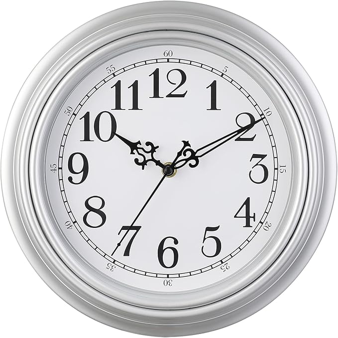 Plumeet Small Retro Wall Clock
