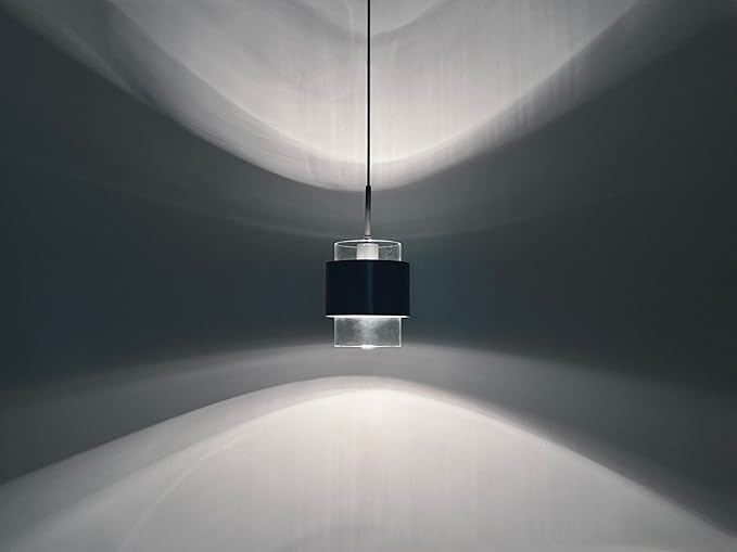 1 Light Hanging Kitchen Island Pendant Light 6" Drum Clear Glass Shade Indoor Pendant Ceiling Light Fixturess,Dark Gray Finish Modern Farmhouse Dinning Over Sink