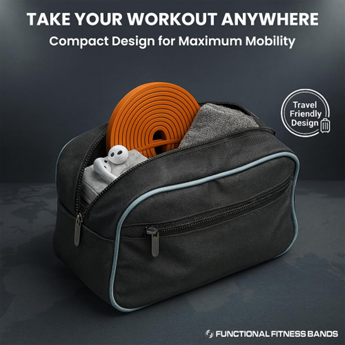 Pull Up Resistance Bands for Functional Fitness | 5-15 lbs Stretch Bands for Workouts