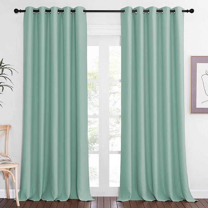 NICETOWN Blackout Curtains 84 Inch Length, Thermal Insulated Curtains