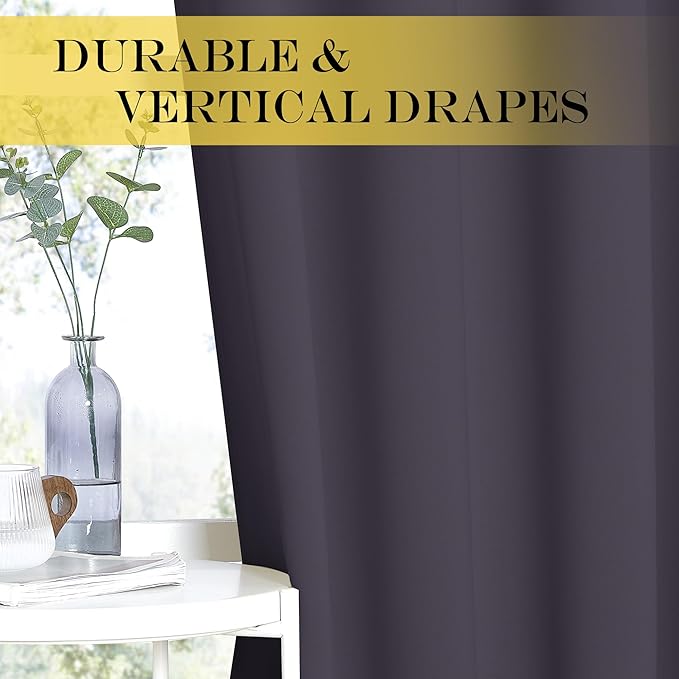 NICETOWN Blackout Patio Curtains 100 x 95 Inches Long