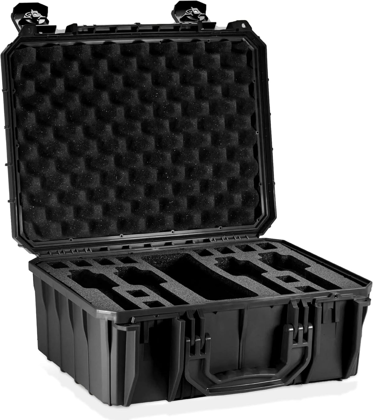 Seahorse 630 Heavy Duty TSA Approved Pistol Case - Waterproof for 4 Firearms & 12 Magazines
