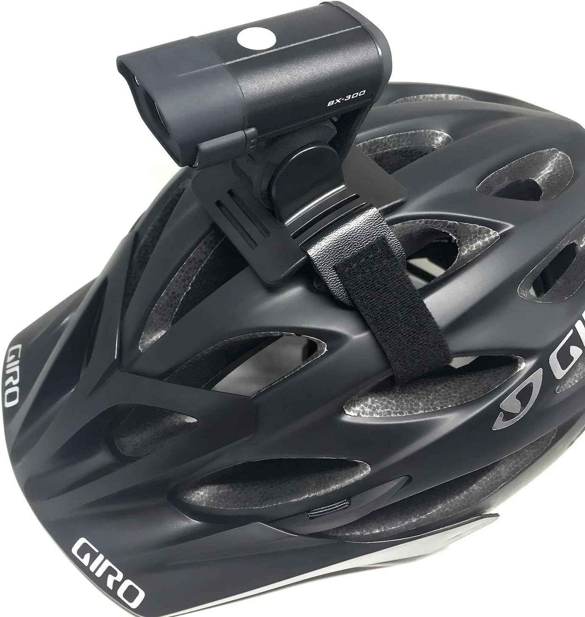 Night Provision Bike Light Helmet Mount for Cree LED Lights - Compatible with Gemini, Magicshine, SB1, SB1600, BX-300