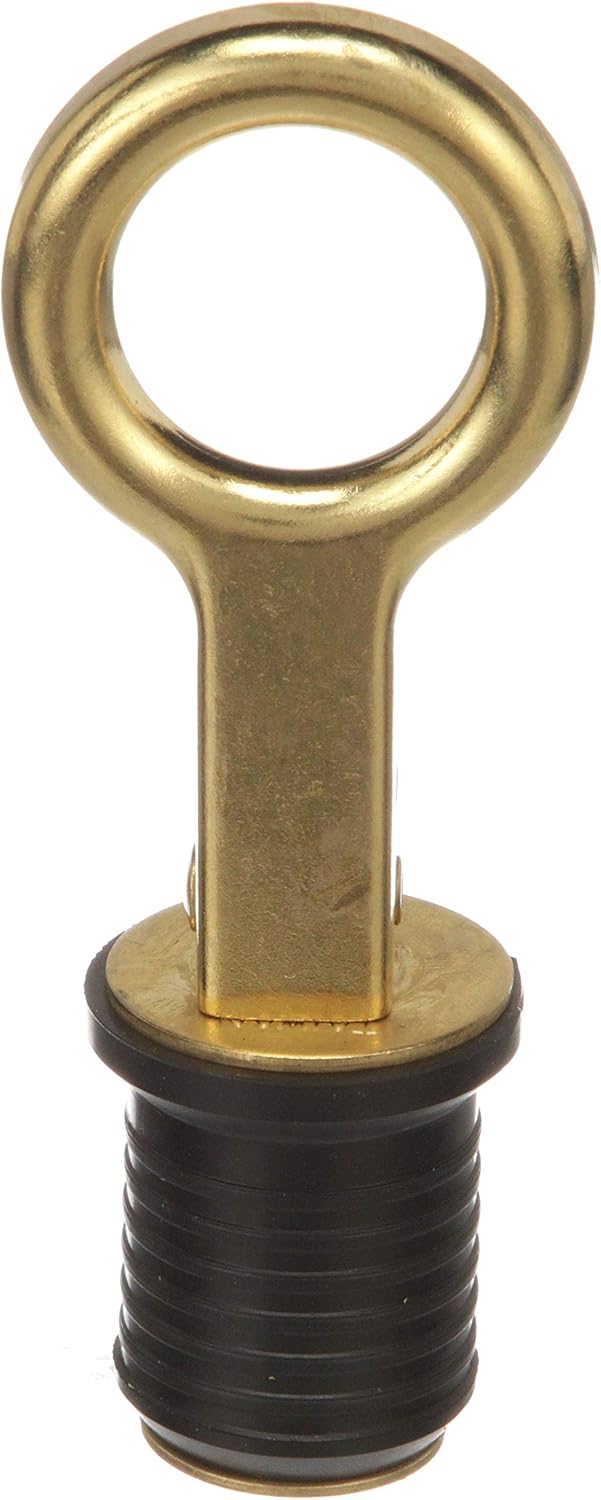 Attwood Snap-Handle Drain Plug - Durable Design for Easy Installation | Reliable Marine Accessory