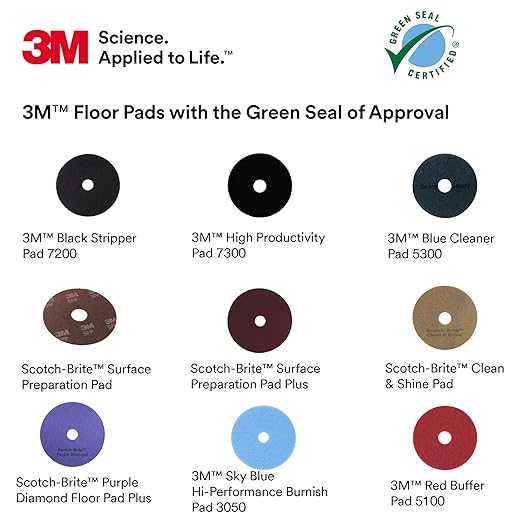 3M Blue Cleaner Pad 5300, 16 in