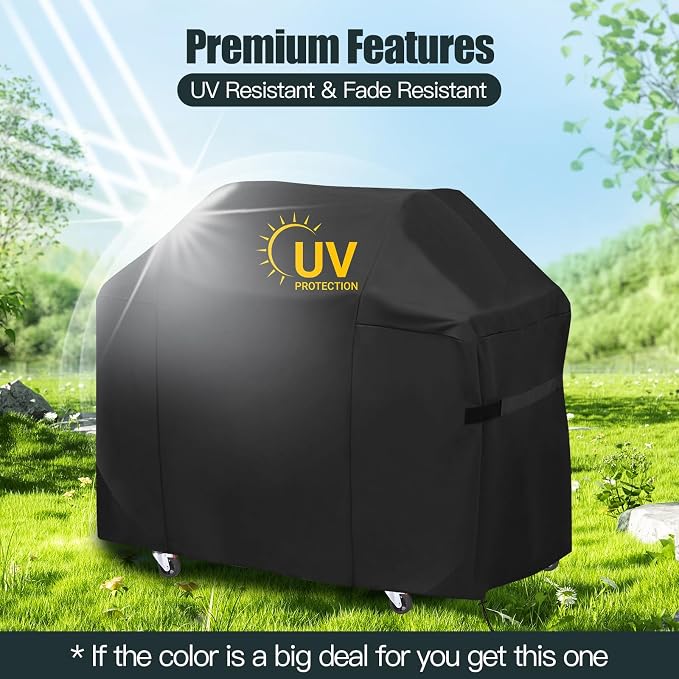 48 Inch Premium Outdoor Grill Cover Fit for Weber Spirit 200 & Spirit 300 Series Gas Grills,BBQ Covers for Weber Spirit 2-3 Burner Grill, Heavy Duty Waterproof Fade Resistant