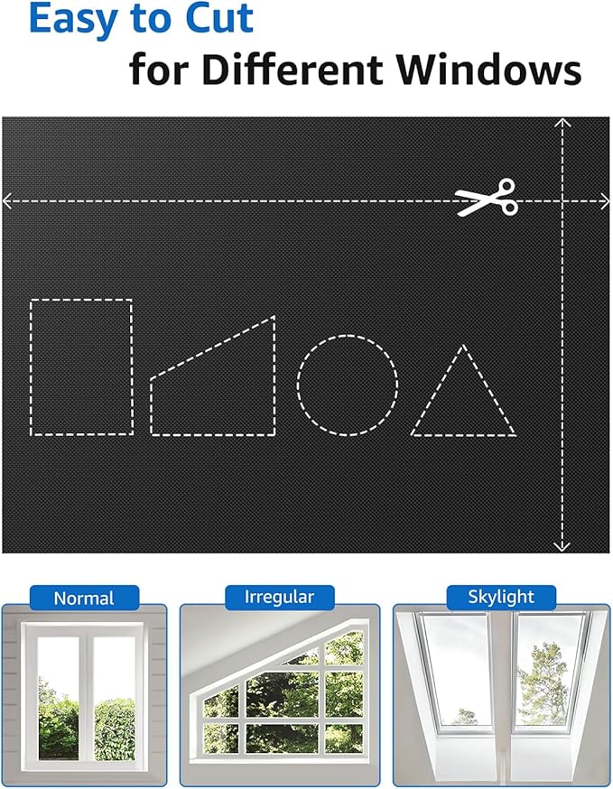 Sumobaby Blackout Curtains for Bedroom Portable 57"x84", No Drill Blackout