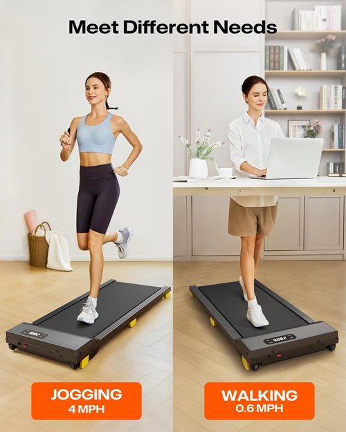 Walking Pad, Compact Under Desk Treadmill for Home, 3 in 1 Portable Treadmill with Remote Control, Walking Pad for Home and Office