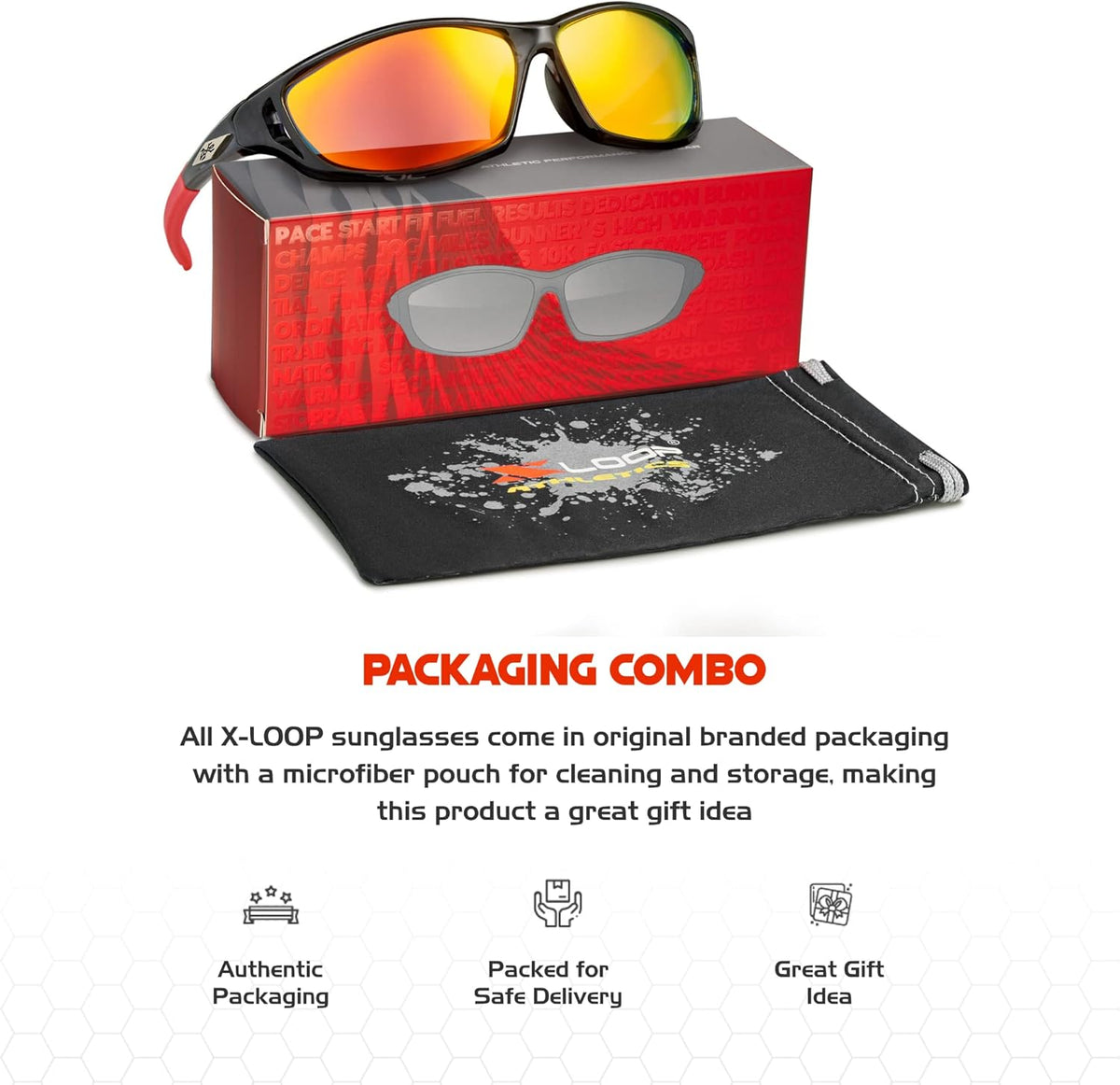 Polarized Sports Sunglasses for Men - UV400 Protection for Baseball, Running, Cycling & Golf
