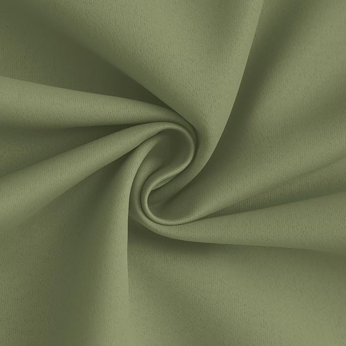 Yakamok 100% Blackout Curtain Panels 96 inches Cold and Light Blocking Drapes