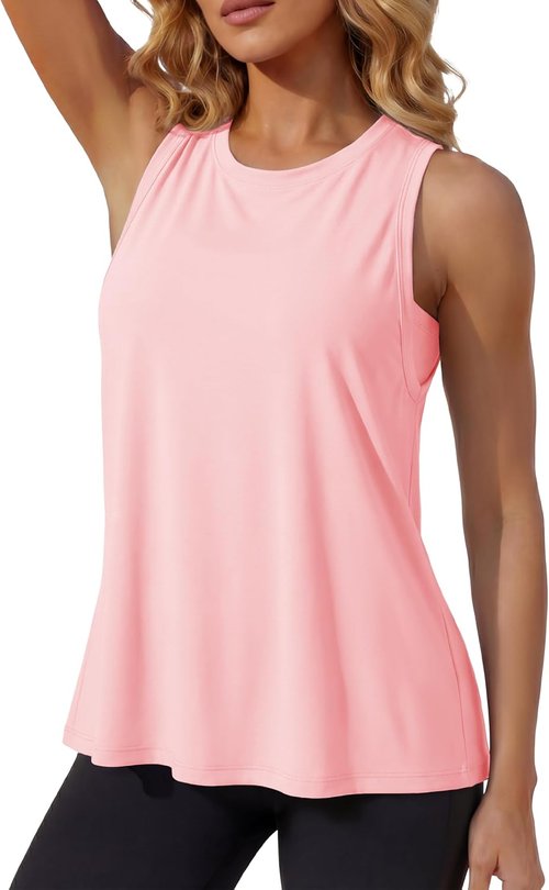 MAGCOMSEN Women's Athletic Tank Top - Quick Dry, Lightweight & Loose Fit for Ultimate Comfort