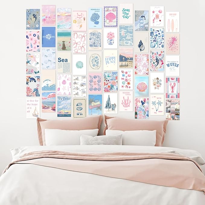 KBKBART Coastal Granddaughter Room Decor, Coastal Cowgirl Room Dorm Wall Decor