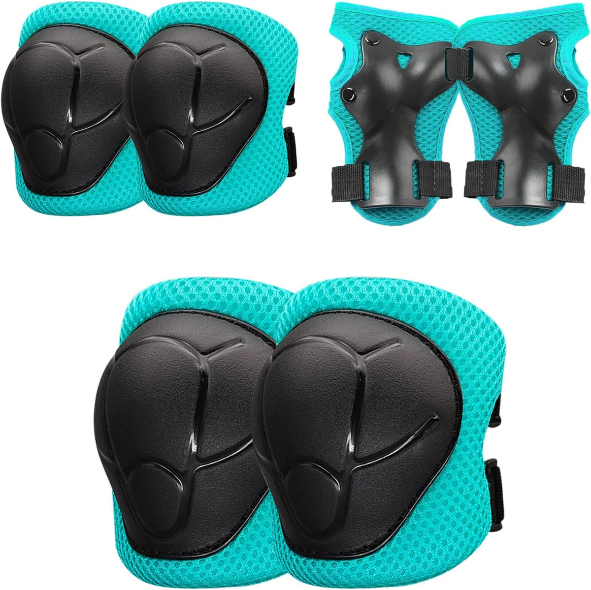 Skiennix Knee Pads Set for Kids - Protective Gear with Elbow Pads & Wrist Guards | Ages 3-10
